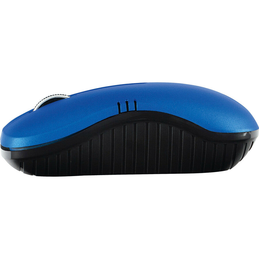 Verbatim Wireless Notebook Optical Mouse, Commuter Series - Matte Blue - 99766