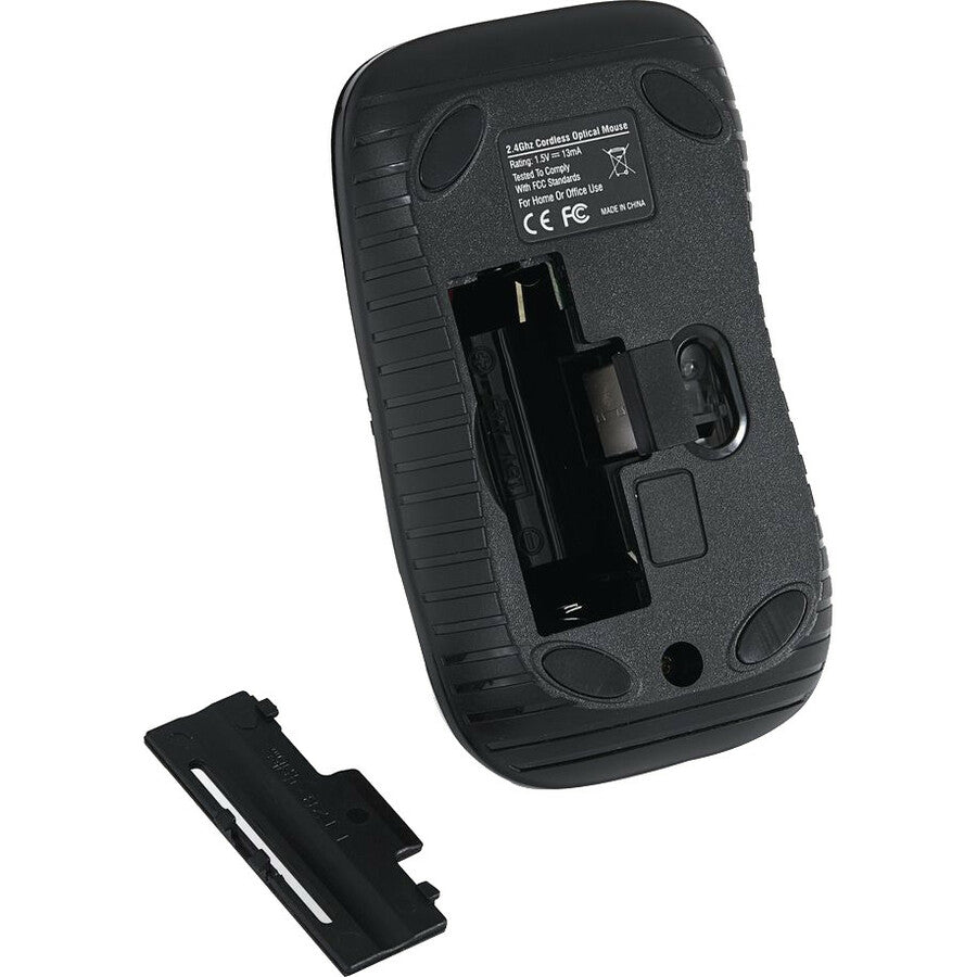 Verbatim Wireless Notebook Optical Mouse, Commuter Series - Matte Black - 99765