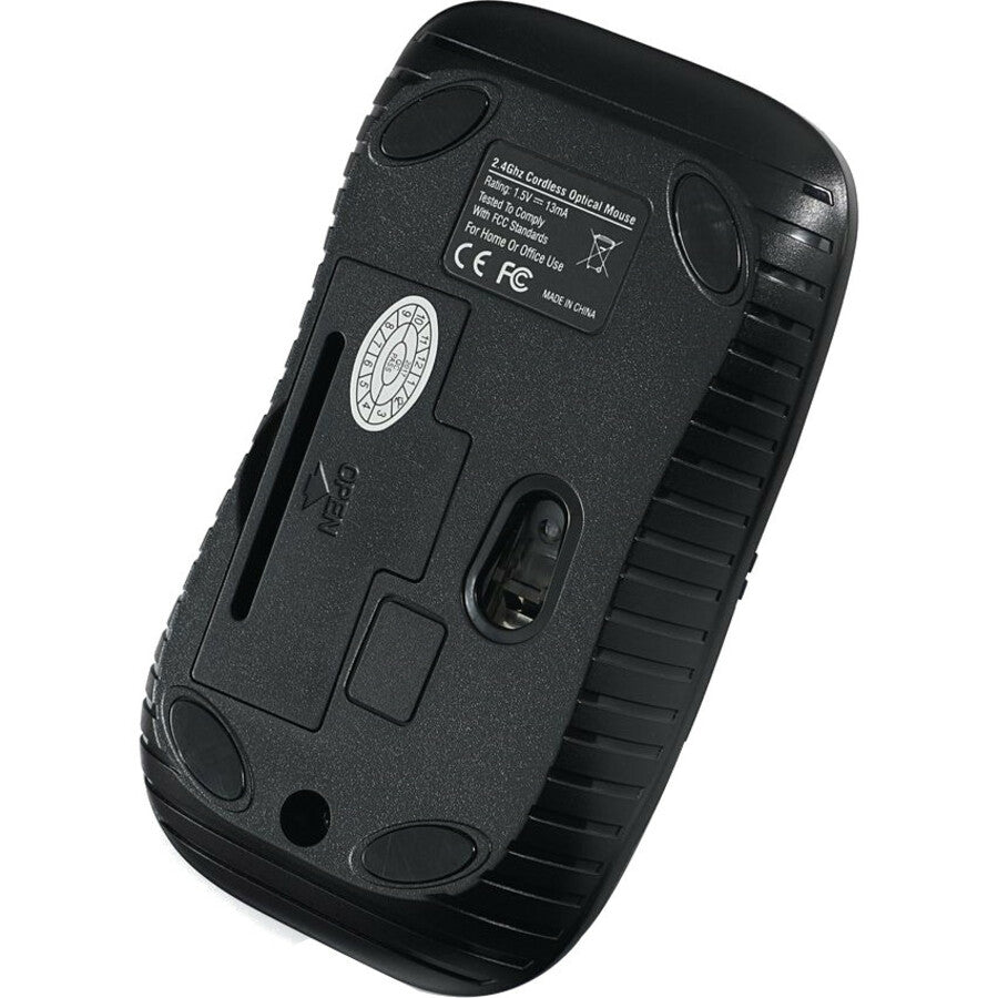 Verbatim Wireless Notebook Optical Mouse, Commuter Series - Matte Black - 99765