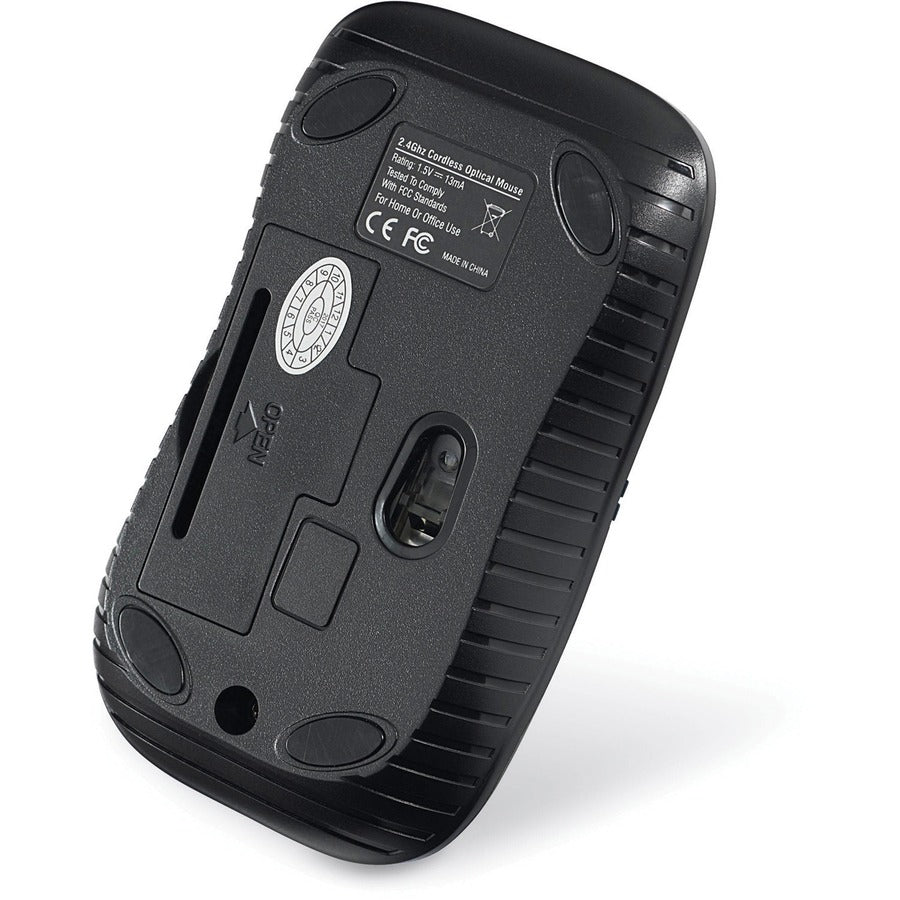 Verbatim Wireless Notebook Optical Mouse, Commuter Series - Matte Black - 99765