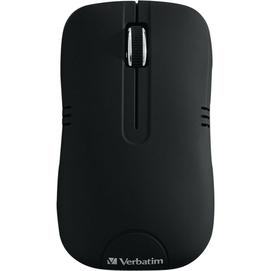 Verbatim Wireless Notebook Optical Mouse, Commuter Series - Matte Black - 99765