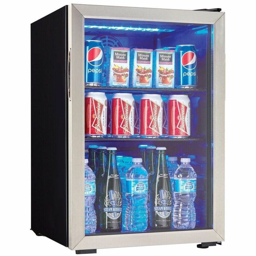 Danby 2.6 cu. ft. Free-Standing Stainless Steel Beverage Centre - DBC026A1BSSDB