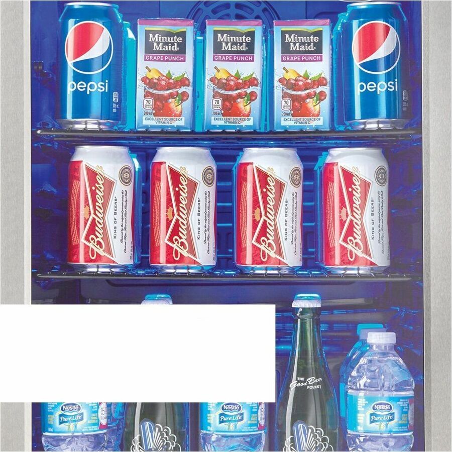Danby 2.6 cu. ft. Free-Standing Stainless Steel Beverage Centre - DBC026A1BSSDB