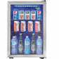 Danby 2.6 cu. ft. Free-Standing Stainless Steel Beverage Centre - DBC026A1BSSDB