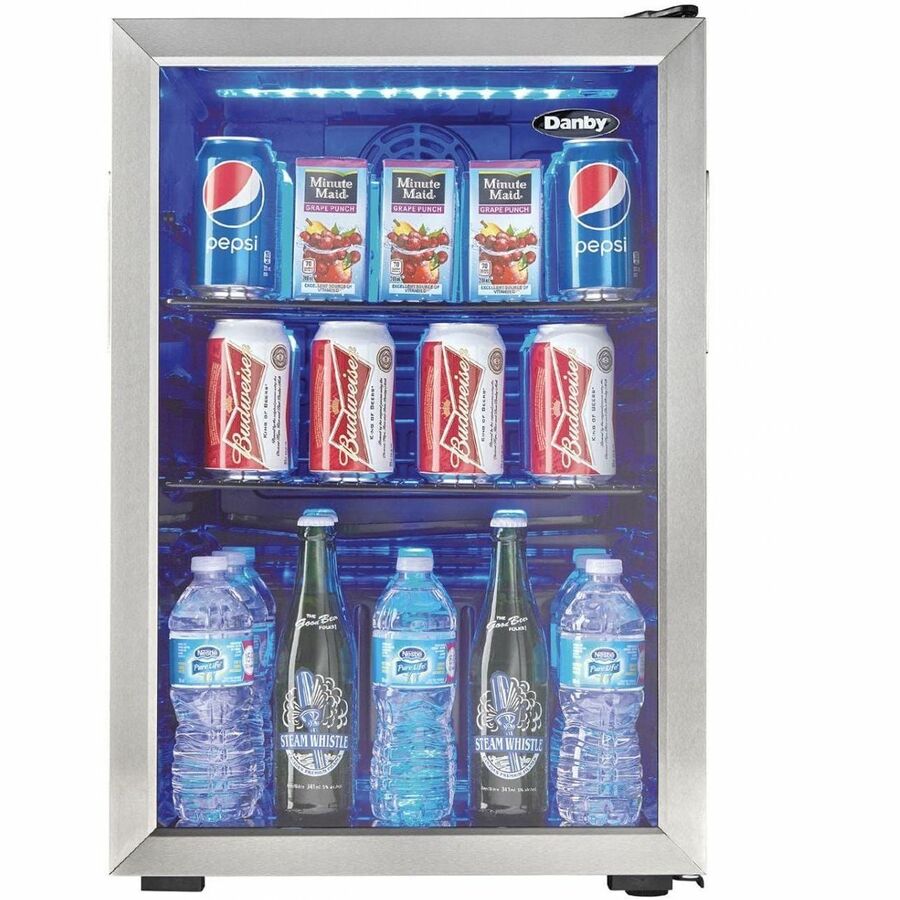 Danby 2.6 cu. ft. Free-Standing Stainless Steel Beverage Centre - DBC026A1BSSDB