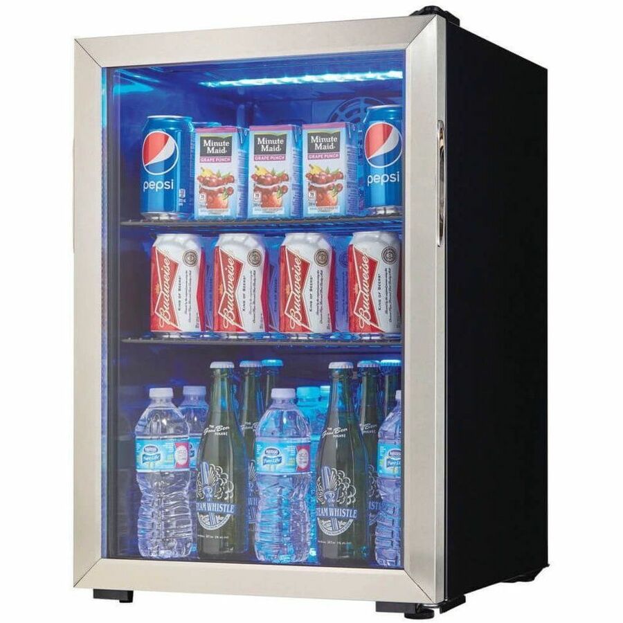 Danby 2.6 cu. ft. Free-Standing Stainless Steel Beverage Centre - DBC026A1BSSDB
