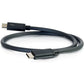 C2G 3ft Thunderbolt 3 USB C Cable - 20Gbps - 100W - Black - M/M - 28841