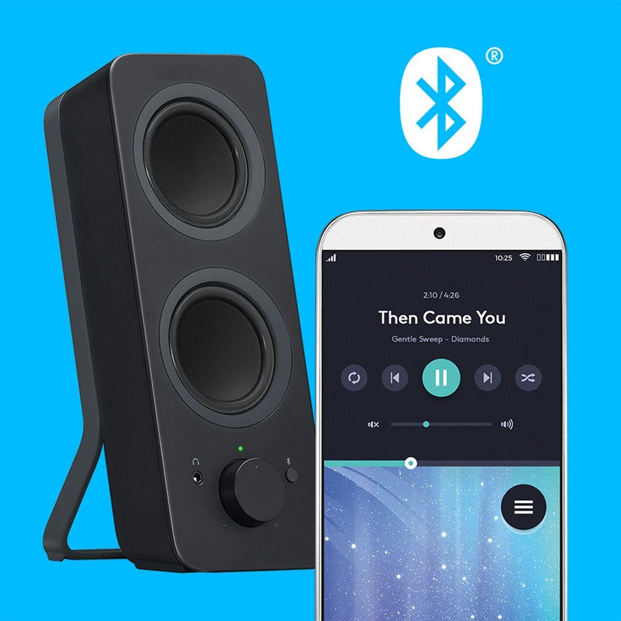 Logitech Z207 Bluetooth Speaker System - 5 W RMS - Black - 980-001294