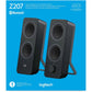 Logitech Z207 Bluetooth Speaker System - 5 W RMS - Black - 980-001294