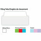 Avery UltraTabs™ Filing Tabs 24 Repositionable, Two-Side Writable Tabs 3" x 1-1/2" - 74776