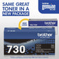 Brother TN-730 Original Toner Cartridge - Black - TN-730