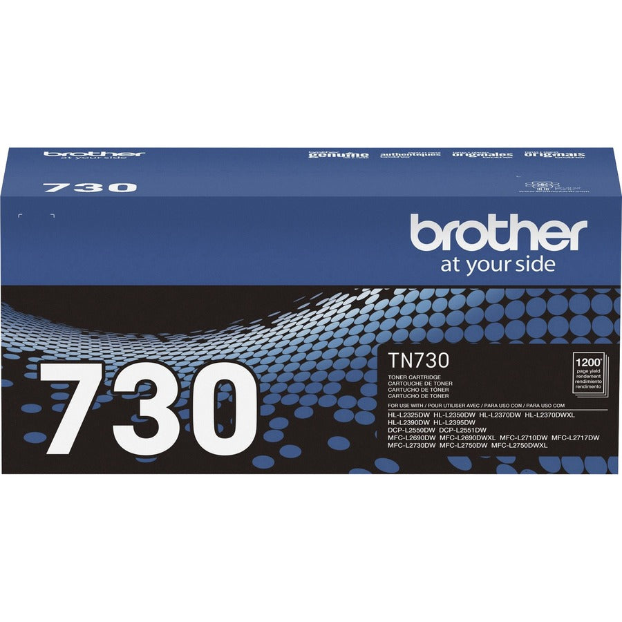 Brother TN-730 Original Toner Cartridge - Black - TN-730