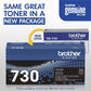 Brother TN-730 Original Toner Cartridge - Black - TN-730