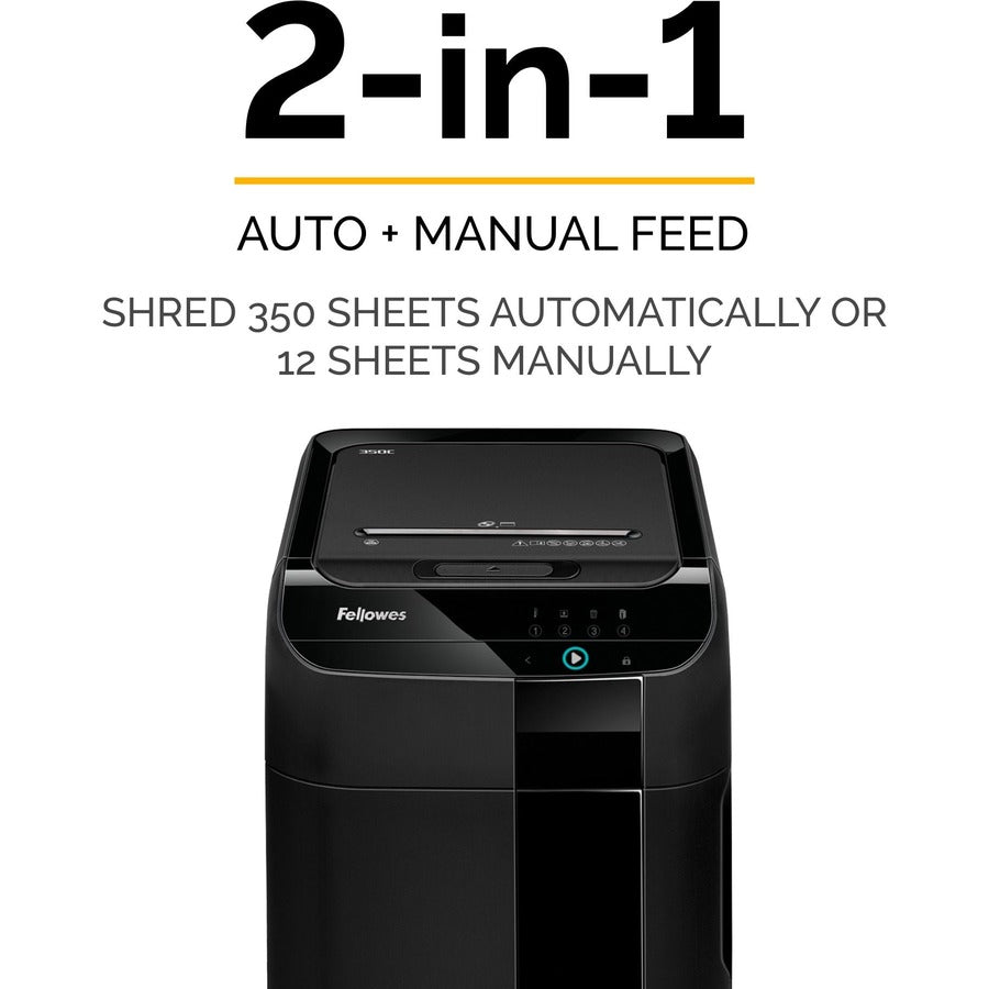 Fellowes AutoMax&trade; 350C Auto Feed Shredder - 4964001