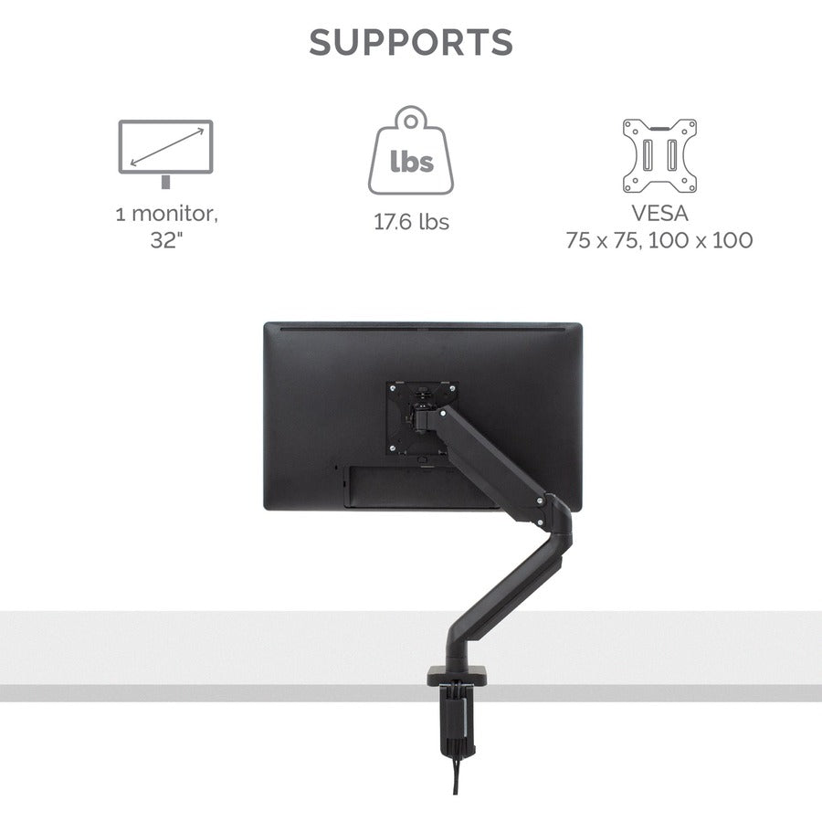 Fellowes Platinum Series Single Monitor Arm - 8043301