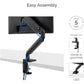 Fellowes Platinum Series Single Monitor Arm - 8043301