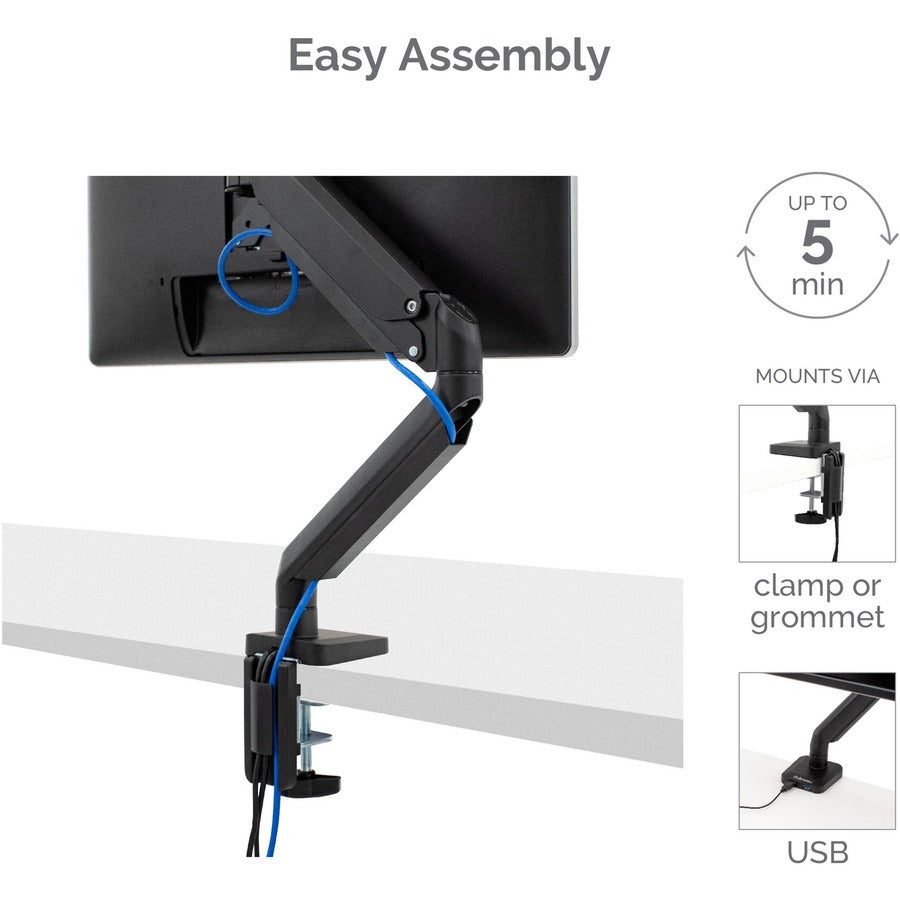 Fellowes Platinum Series Single Monitor Arm - 8043301