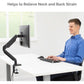 Fellowes Platinum Series Single Monitor Arm - 8043301