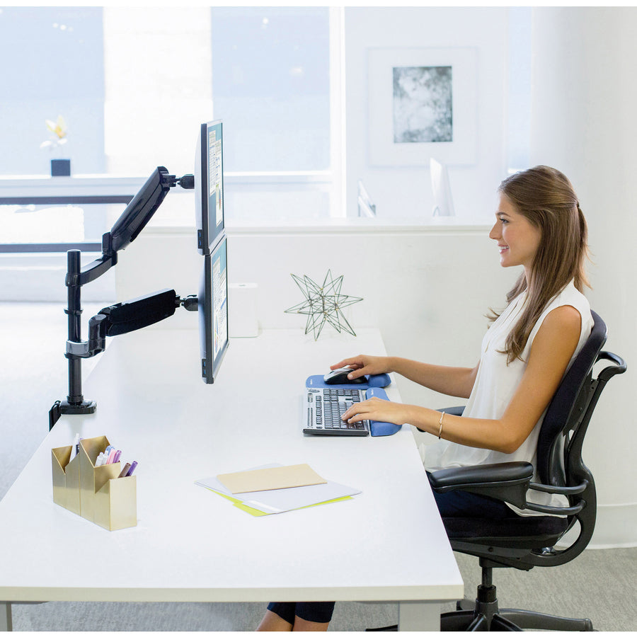 Fellowes Platinum Series Dual Stacking Monitor Arm - 8043401