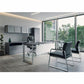 Lorell Relevance Series Desk-height Side Leg Frame - 16204