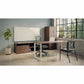 Lorell Relevance Series Desk-height Side Leg Frame - 16204