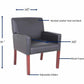 Lorell Full-sided Upholstered Arms Guest Chair - 20027