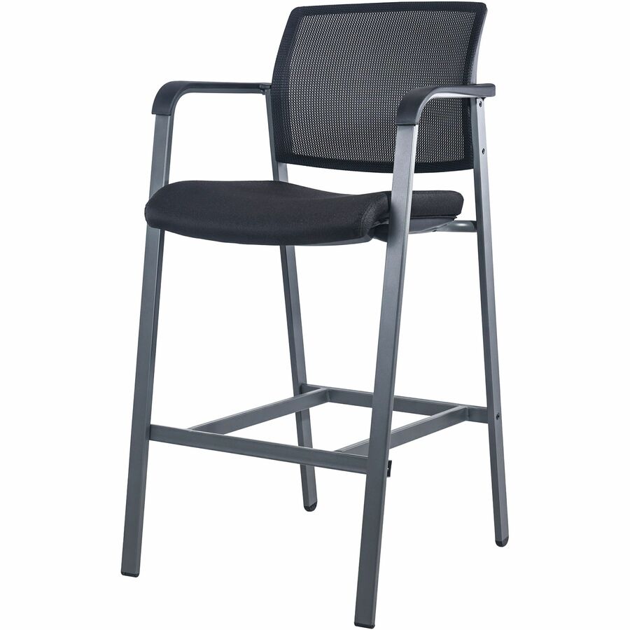 Lorell Mesh Back Guest Stool with Arms - 30954