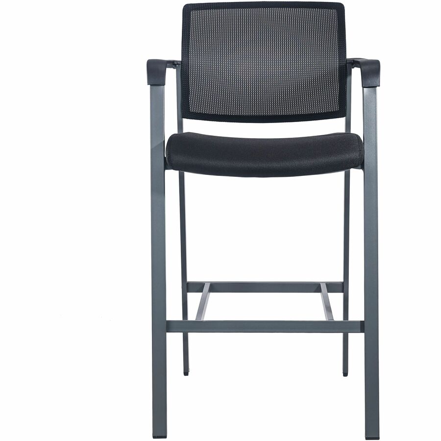 Lorell Mesh Back Guest Stool with Arms - 30954