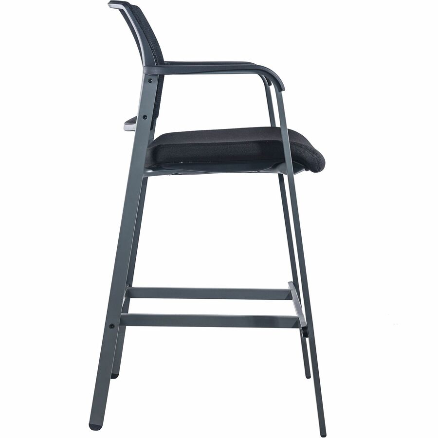 Lorell Mesh Back Guest Stool with Arms - 30954