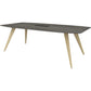 Lorell Charcoal Laminate Rectangular Conference Tabletop - 59688
