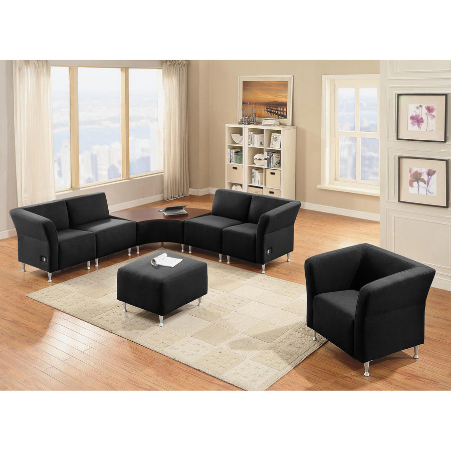 Lorell Fuze Modular Series Right Lounge Chair - 86918