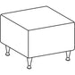 Lorell Fuze Modular Series Lounge Bench - 86920