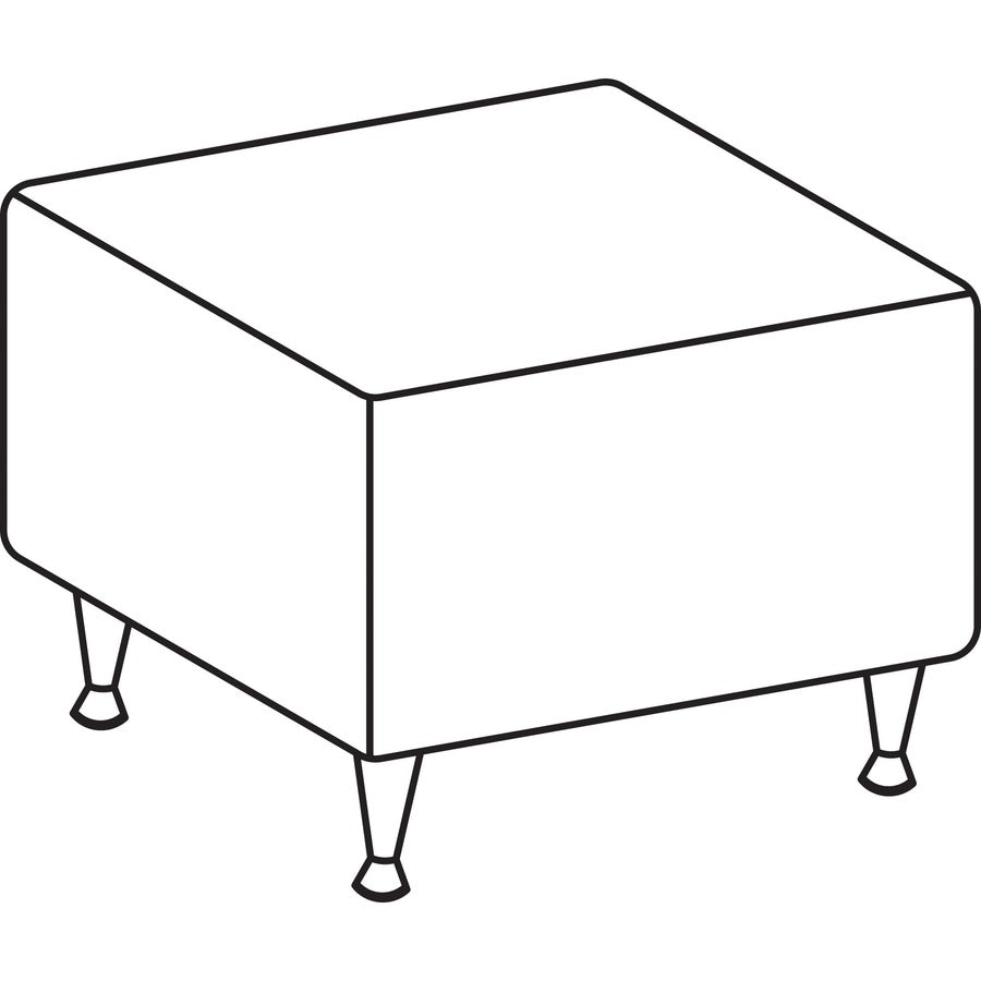 Lorell Fuze Modular Series Lounge Bench - 86920