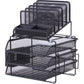 Lorell Divided 4-tier Desktop Organizer