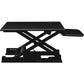 Lorell Electric Desk Riser with Keyboard Tray - 99552
