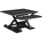 Lorell Electric Desk Riser with Keyboard Tray - 99552