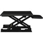 Lorell Electric Desk Riser with Keyboard Tray - 99552