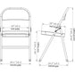 Lorell Padded Folding Chairs - 62532