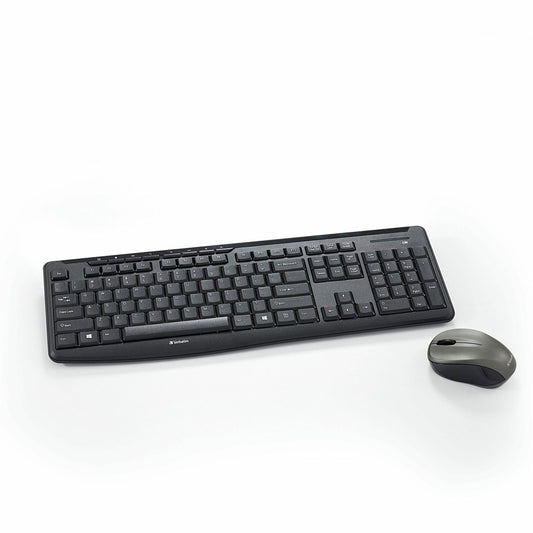 Verbatim Silent Wireless Mouse and Keyboard - Black