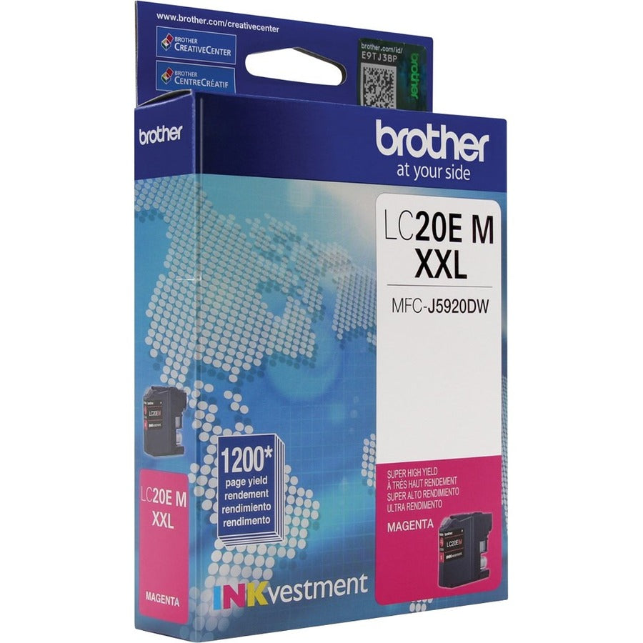 Brother INKvestment LC20EMS Original Super High (XXL Series) Yield Inkjet Ink Cartridge - Magenta - 1 Each - LC20EMS