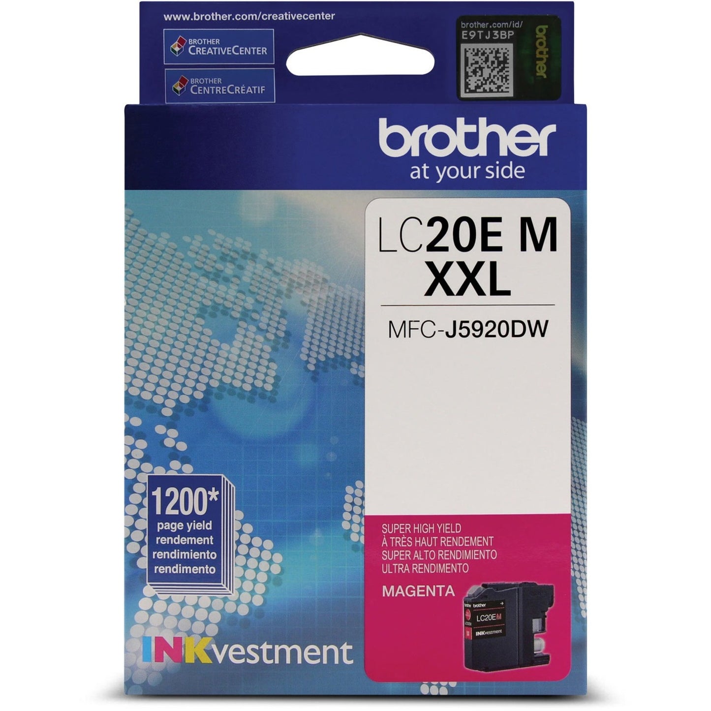 Brother INKvestment LC20EMS Original Super High (XXL Series) Yield Inkjet Ink Cartridge - Magenta - 1 Each