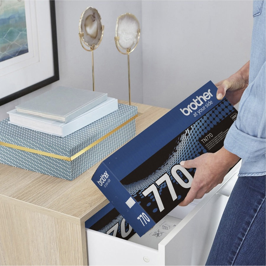 Brother TN-770 Original Laser Toner Cartridge - Black - 1 Each - TN-770