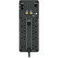 APC Back-UPS Pro, 1000VA/600W, Tower, 120V, 10x NEMA 5-15R outlets, Sine Wave, AVR, USB Type A + C ports, LCD, User Replaceable Battery - BR1000MS