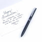 EnerGel Retractable Liquid Gel Pen, (0.7mm) Black Metal Body, Black Ink, Gift Case - BL2007A-AE1