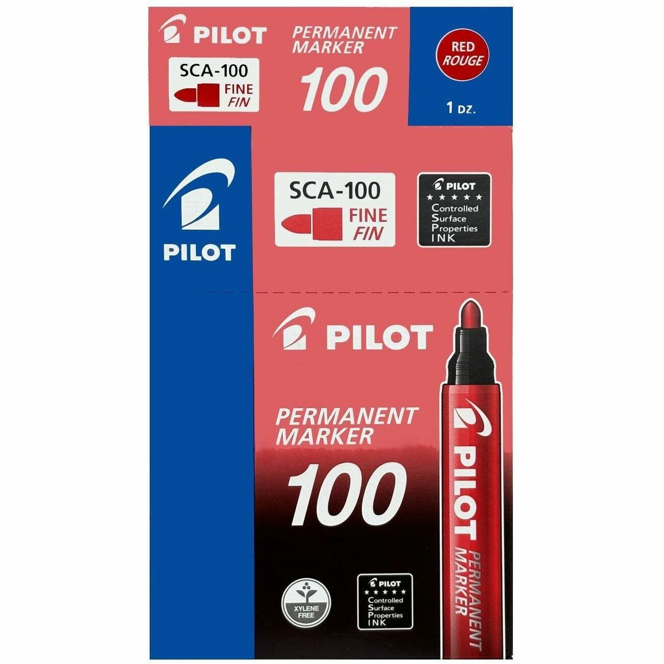 Pilot 100 Bullet Tip Permanent Markers