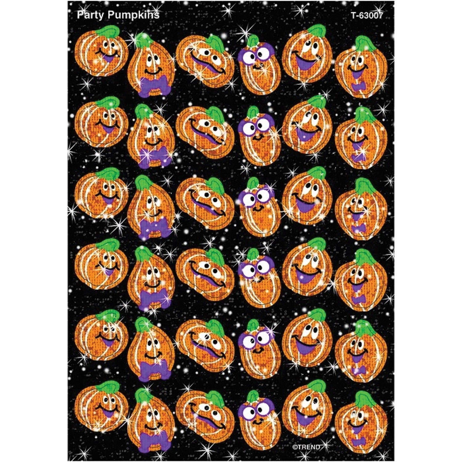 Trend Sparkle Party Pumpkins Stickers