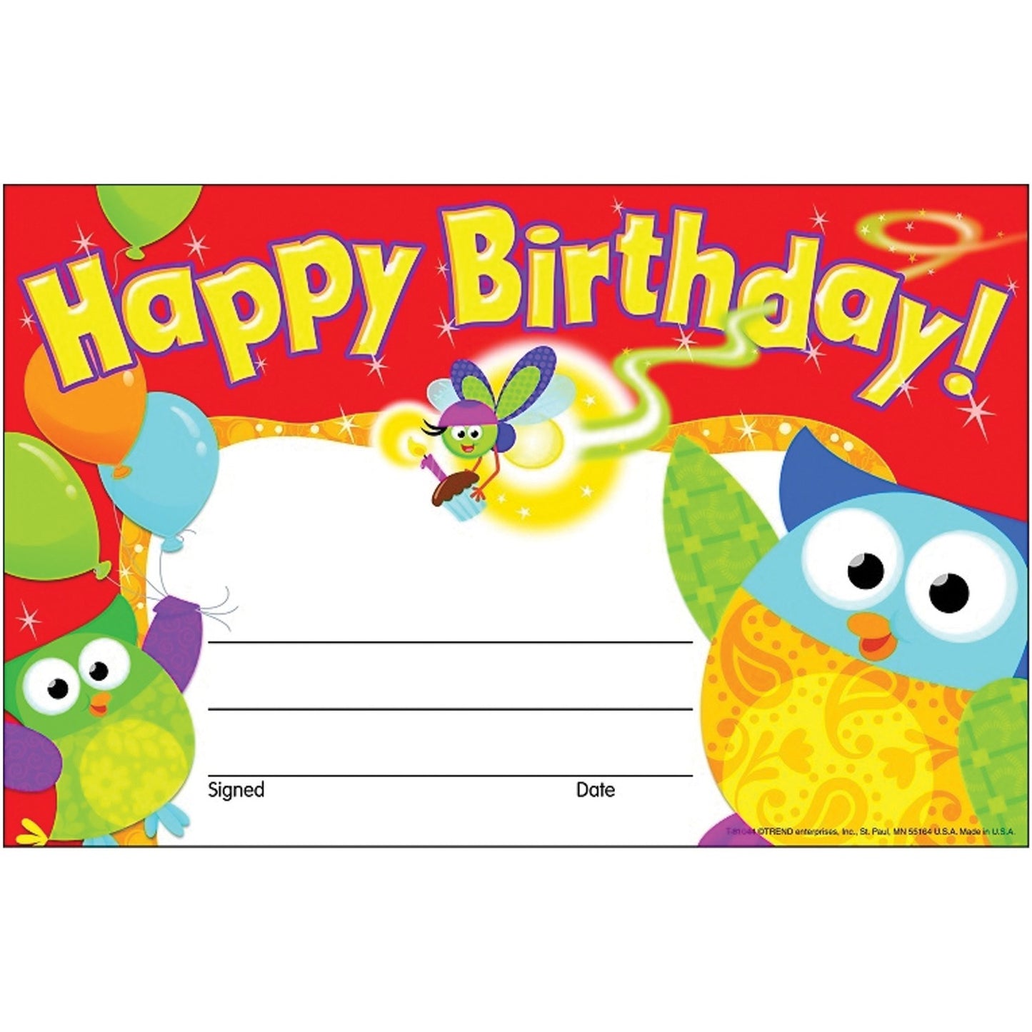Trend Recognition Awards Happy Birthday Owl-Stars!