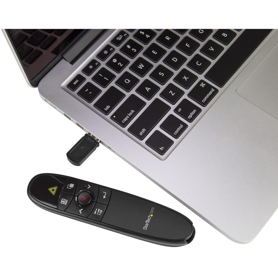 Star Tech.com Wireless Presentation Remote with Red Laser Pointer - 90 ft. - PowerPoint Presentation Clicker for Mac & Windows (PRESREMOTE) - PRESREMOTE