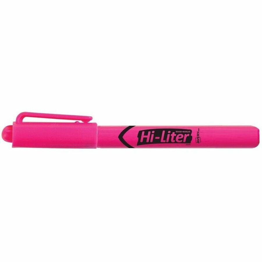 Avery Pen Style HI-LITER Chisel Tip, Assorted Colours, Pack of 3 - 24091