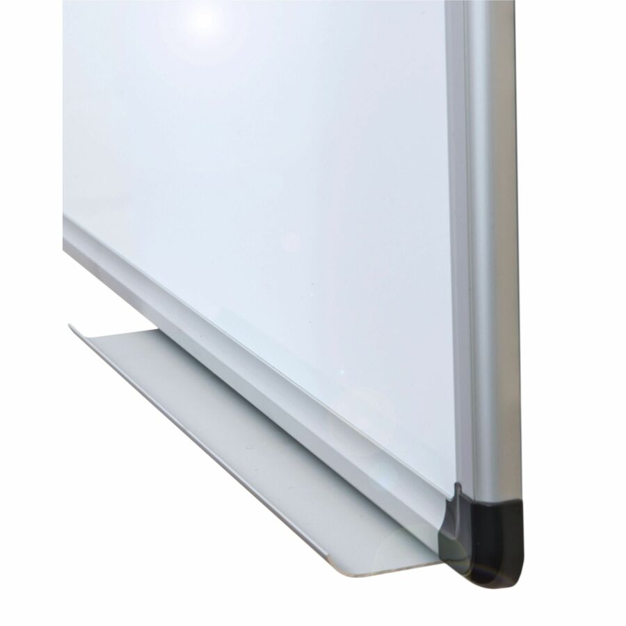 Viztex&reg; Porcelain Magnetic Dry Erase Board with an Aluminium Frame - 48" x 36" - FCVPM4836A